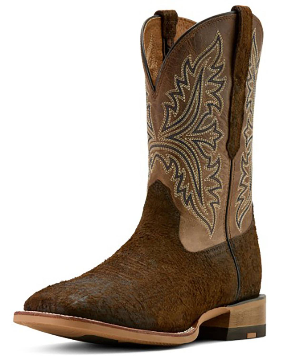 ARIAT Men's Walker Roughout Ats Cowboy Boot in bronze brown - men's boots