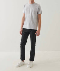 Patrick Assaraf Nucleo Stretch Chino Pants in black - men's pants