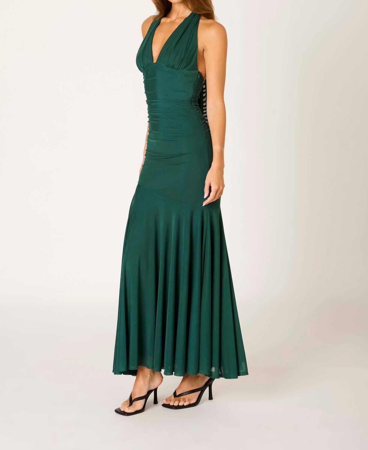 Cotton Candy La - Marisela Mesh Drop Waist Maxi Dress
