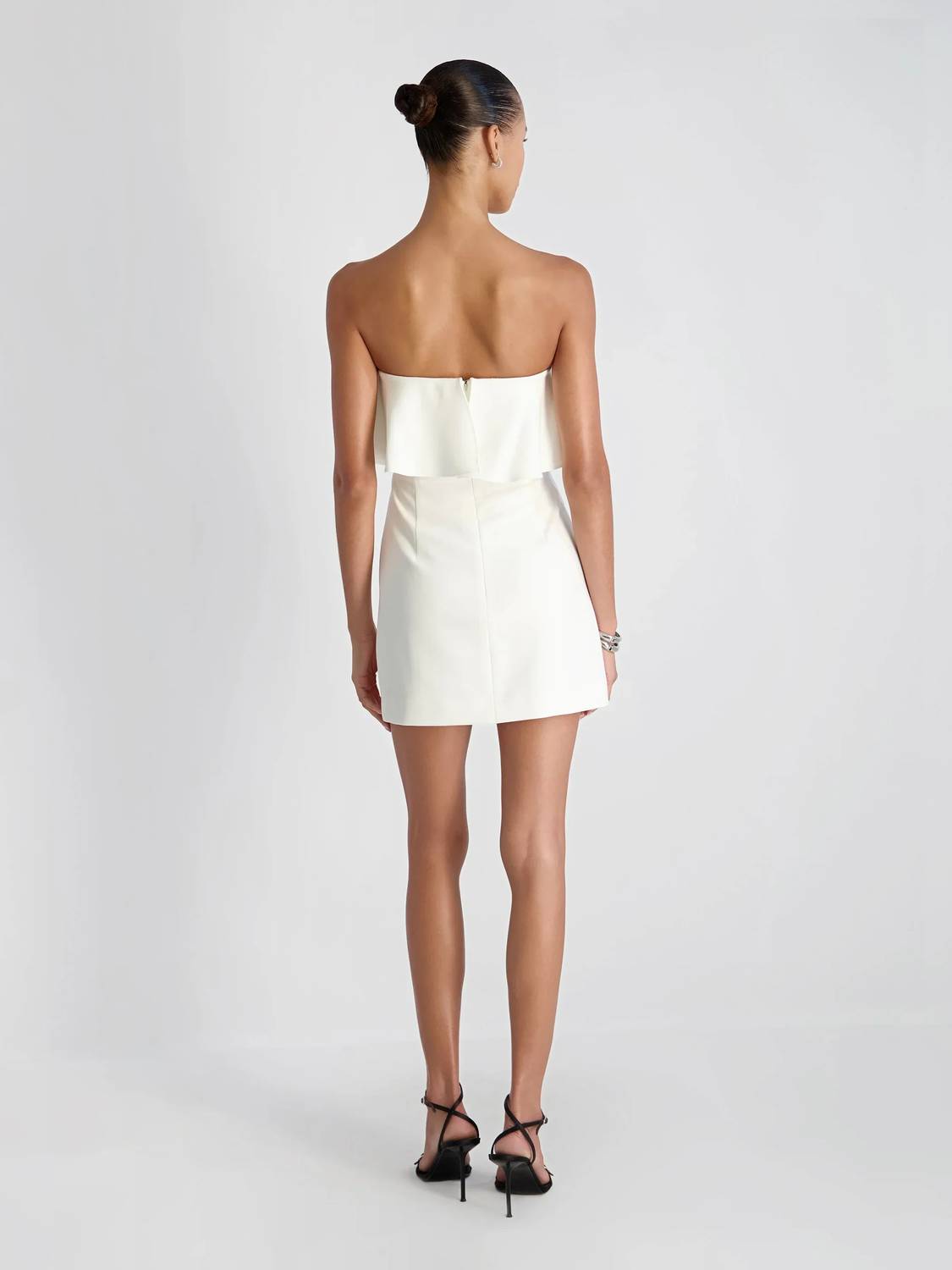 French Connection - Whisper Strapless Frill Mini Dress