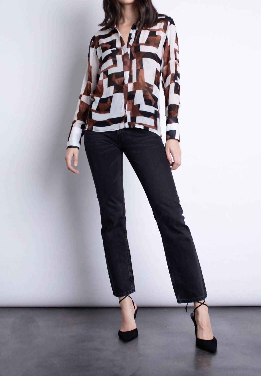Karina Grimaldi - Geo Print Top