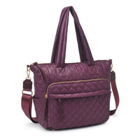 Urban Expressions - Women's Quilted Nylon Tote Bag