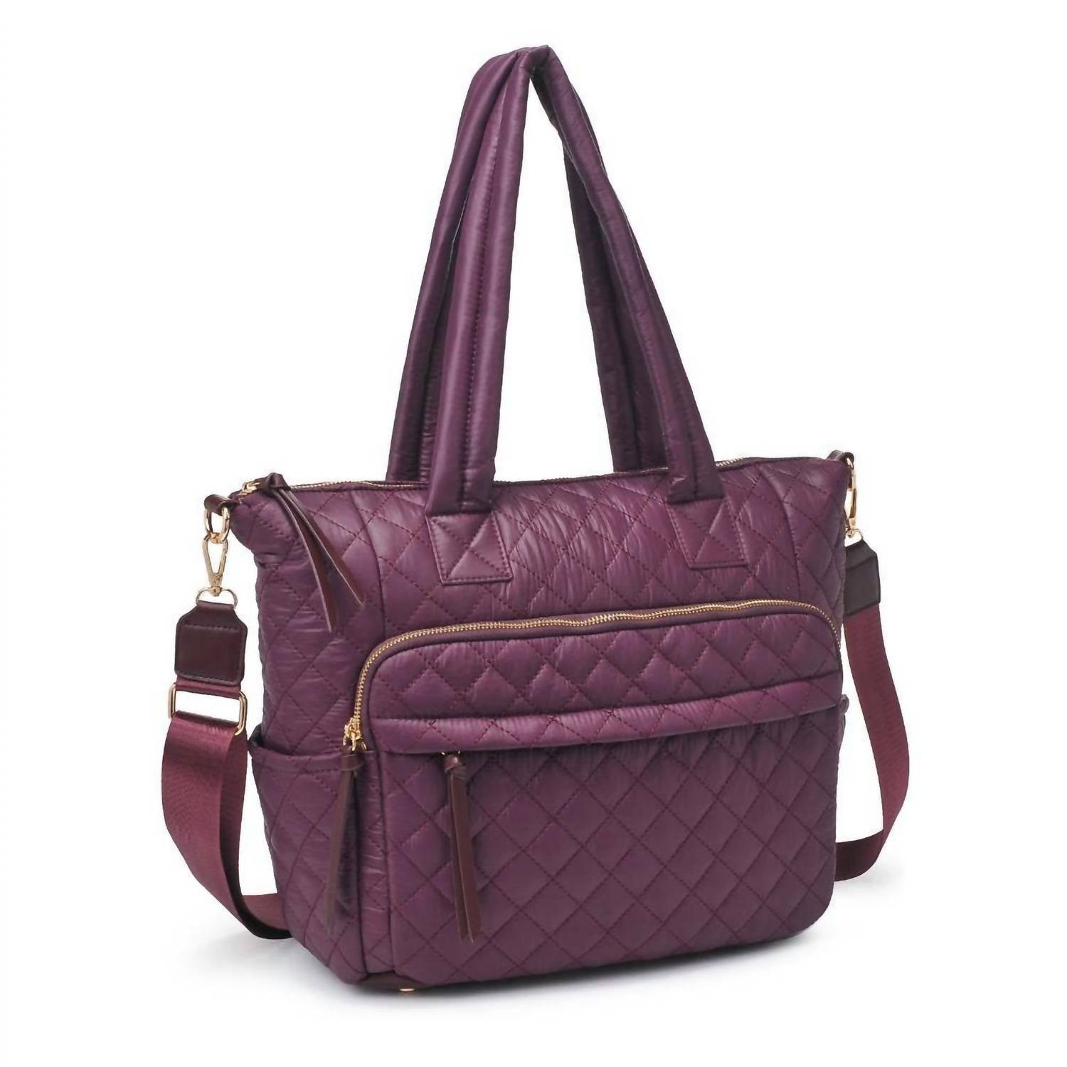 Urban Expressions - Women's Quilted Nylon Tote Bag