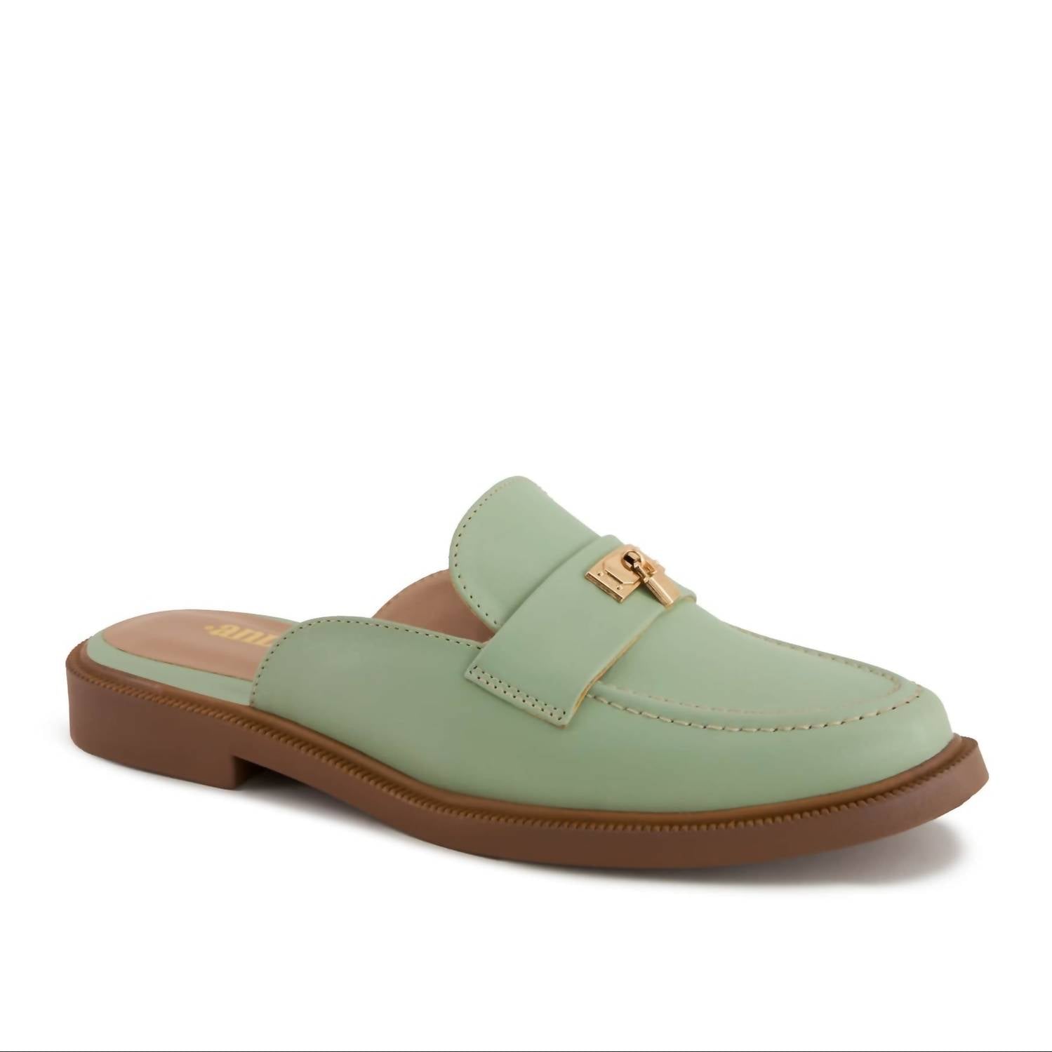 Andrea - Women's Flat Moccasin Mule