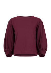 Bel Kazan Lyra Top in oxblood - women's shirt - view 6