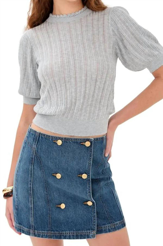 Ulla Johnson - Gemma Short Sleeve Knit Top