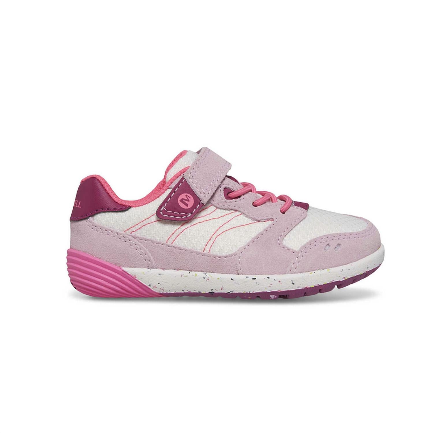 MERRELL Infant-Toddler Baresteps A83 Sneaker in lilac berry - kids' sneaker - detail view