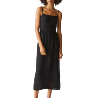 Michael Stars Women's Allora Gauze Dress in black - women's dress