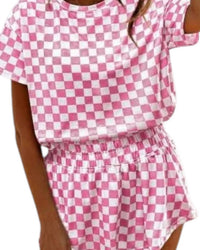Aapparella - Checkered Skort Set