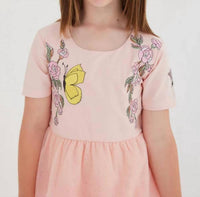 Sasha+Z - Butterfly Embroidered Layered Dress
