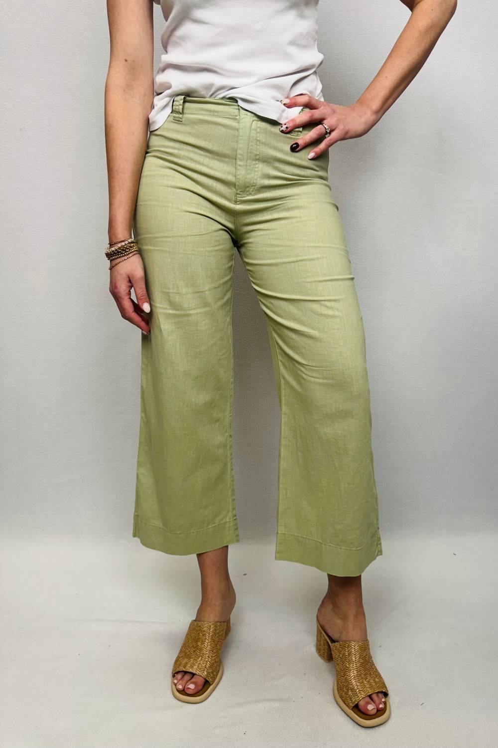 Michael Stars - Geraldine Linen Straight Leg Pants