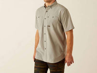 Ariat - Men's Rebar Made Tough 360 Airflow Short Sleeve Work Shirt