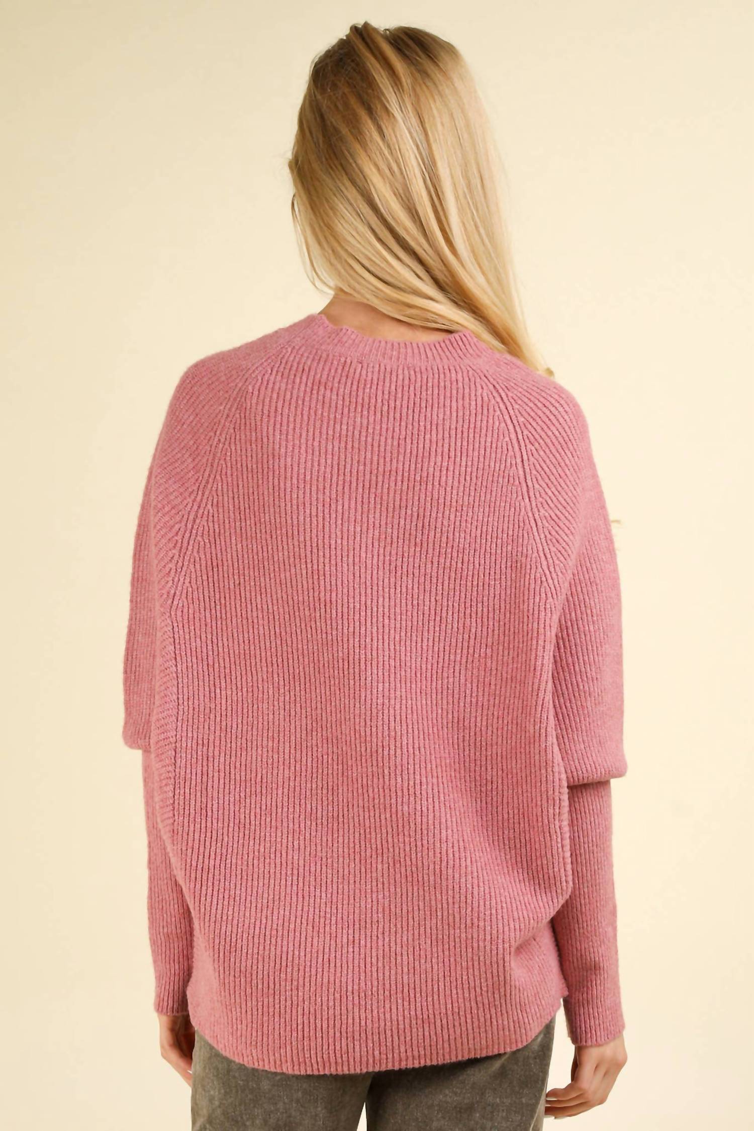 Very J - Raglan Dolman Sleeve Sweater