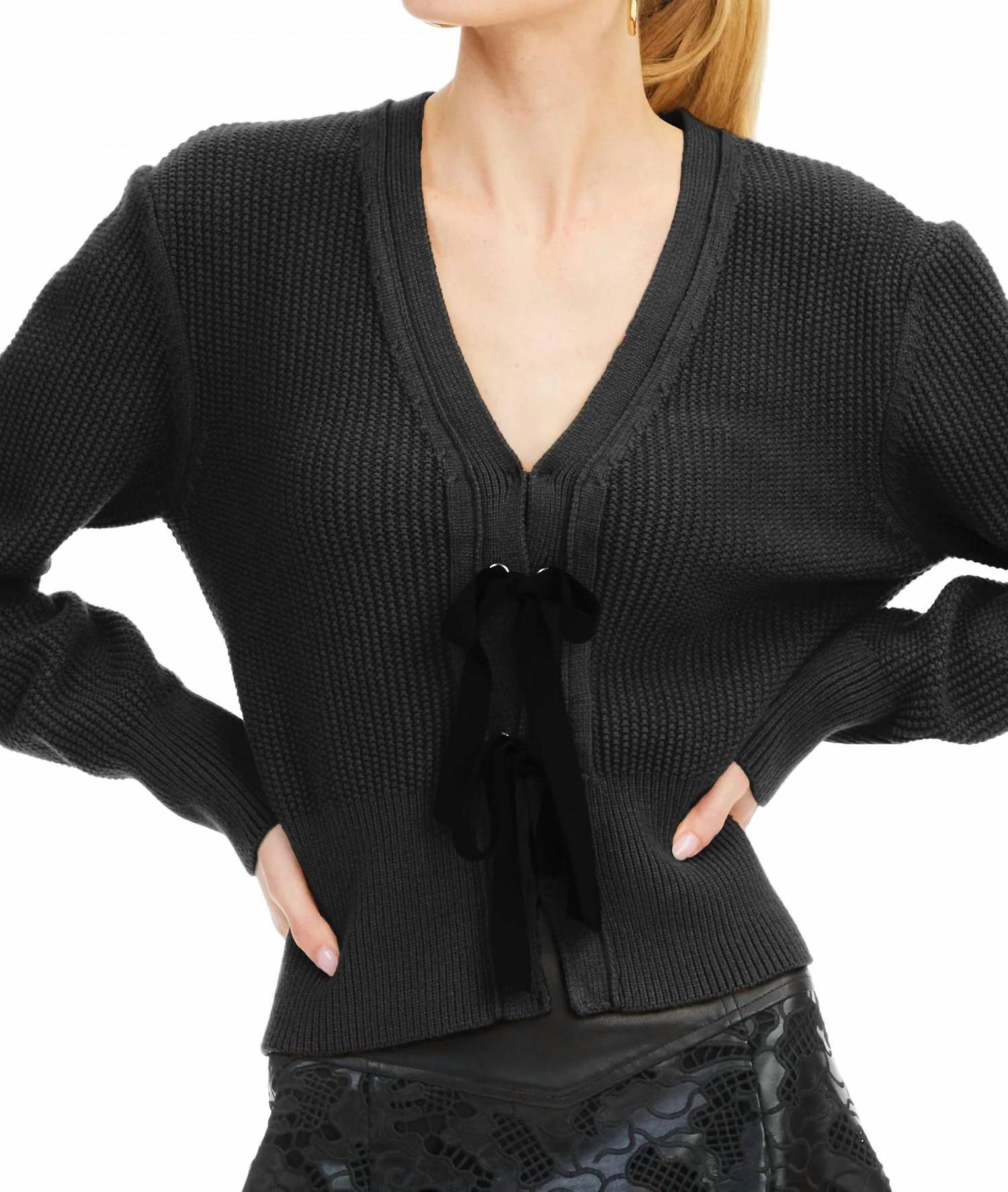 Allison New York - Soho Ribbed Cardigan