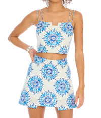 Allison New York - Caroline Mosaic Mini Skirt