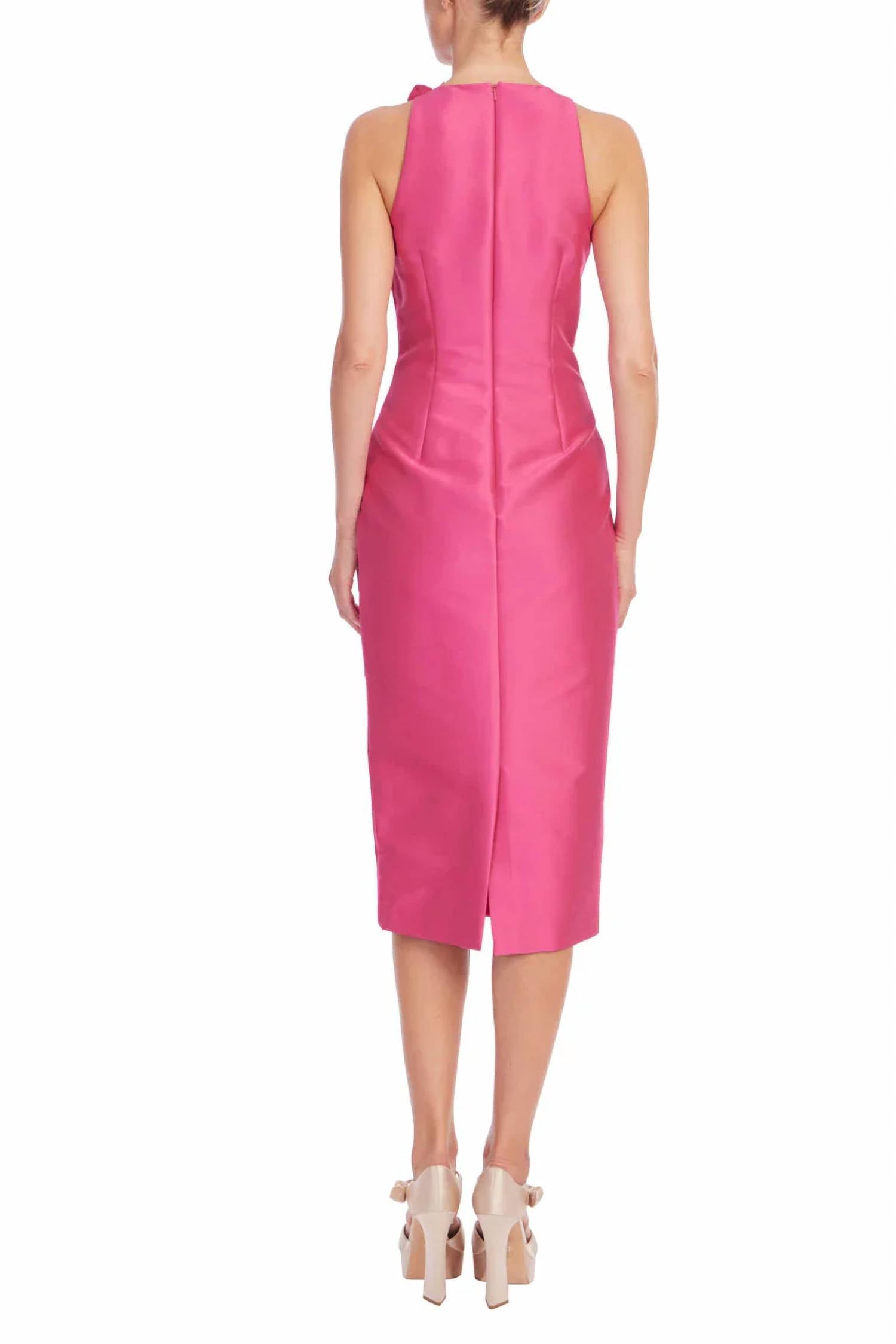 Jewel Badgley Mischka - Corsage Midi Dress