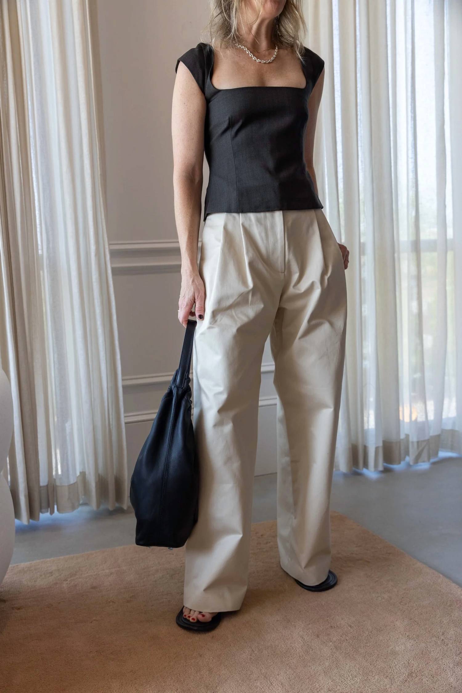 Alfie - Wide Leg Tailored Pant