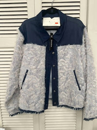 Samuel Dong - Women's Eyelash Jean Jacket