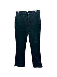SPRWMN Pre-loved Women's Classic Ankle Flare Jeans in black - women's jeans