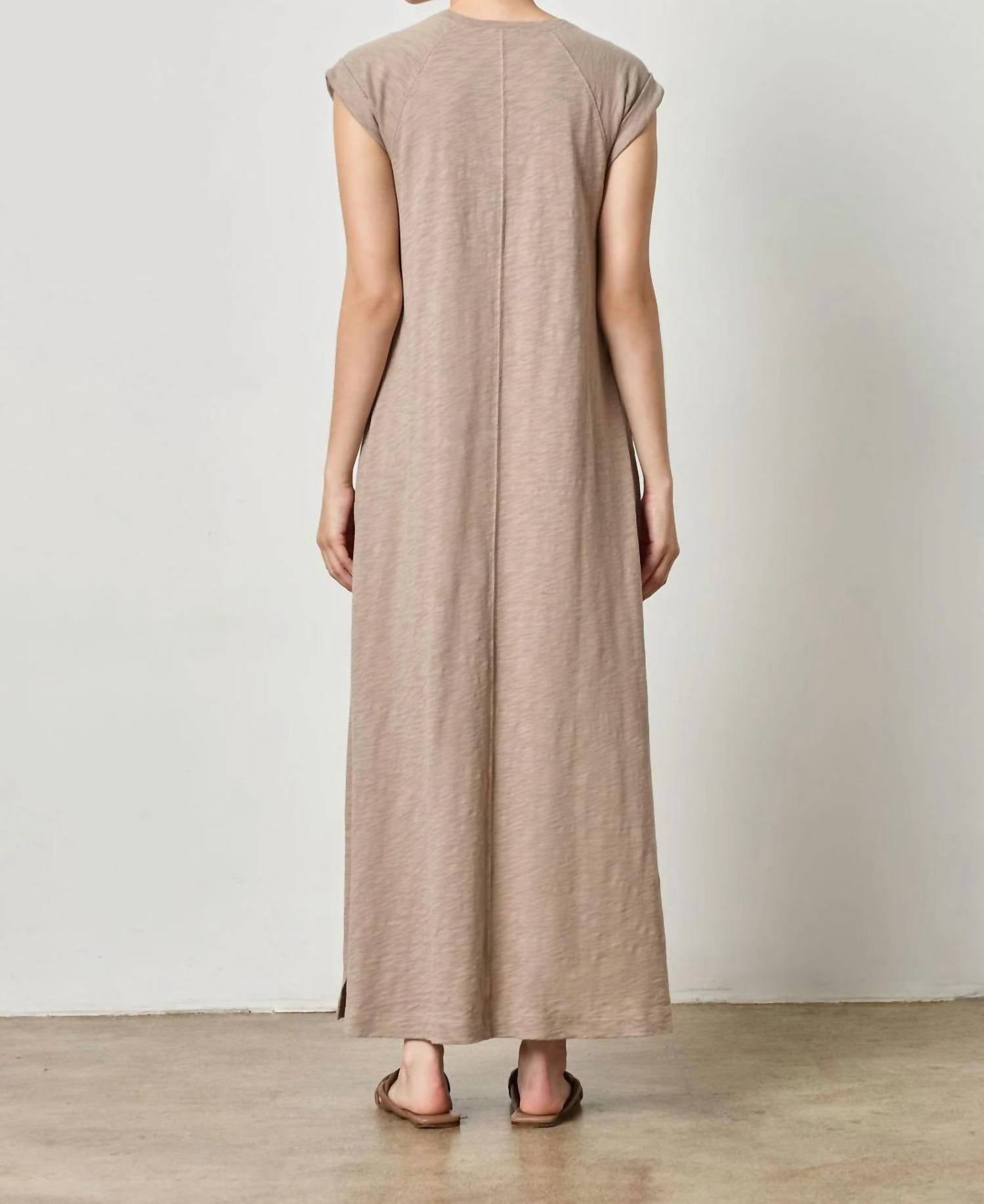 Lilla P - Saddle Sleeve Maxi Dress