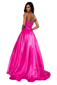 Sherri Hill - Sweetheart Corset Bodice Prom Dress