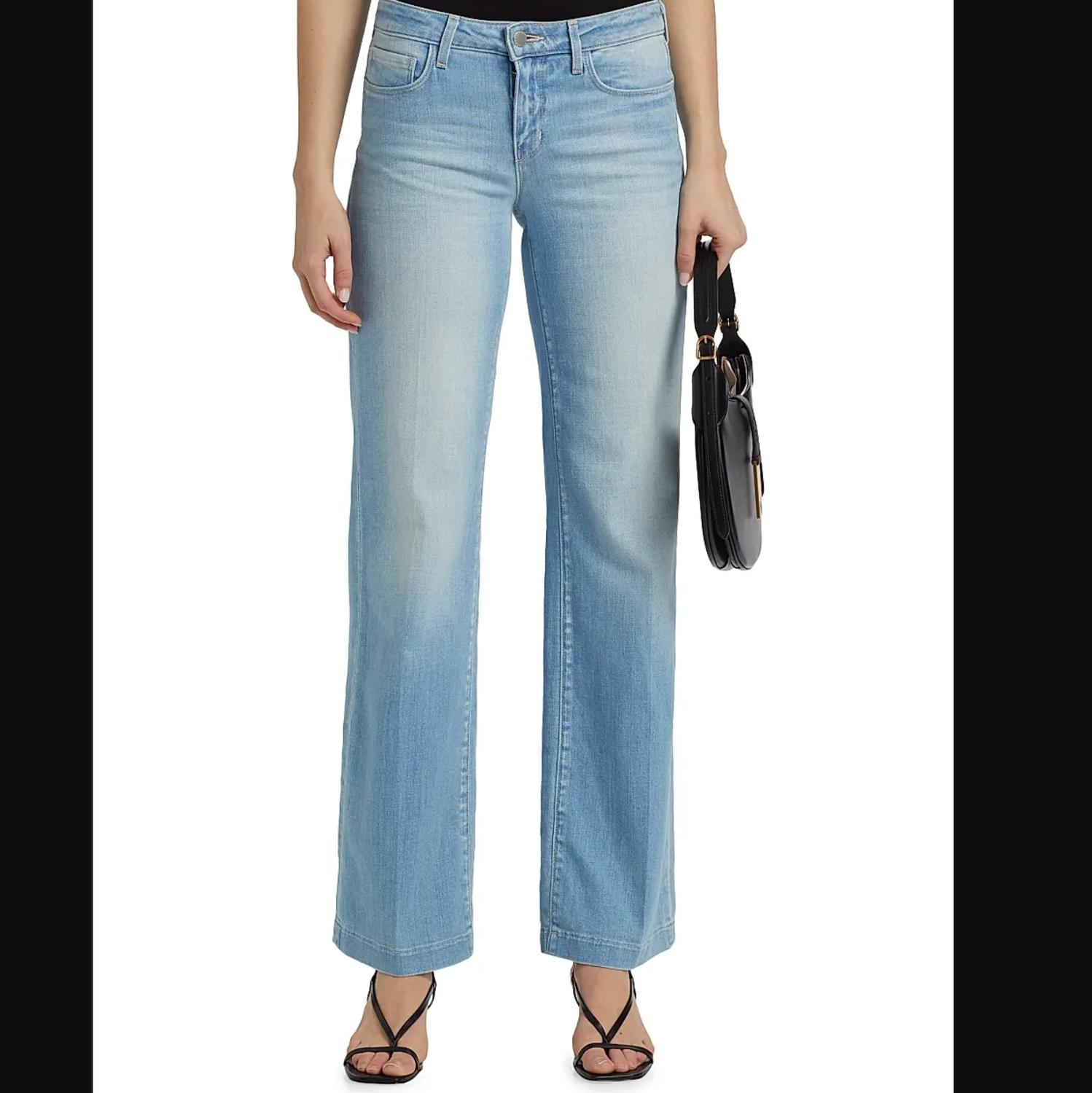 L'Agence - Joanne Low-rise Wide Leg Jean