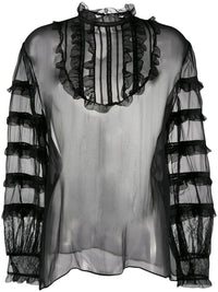 Valentino - Sheer Organza Blouse