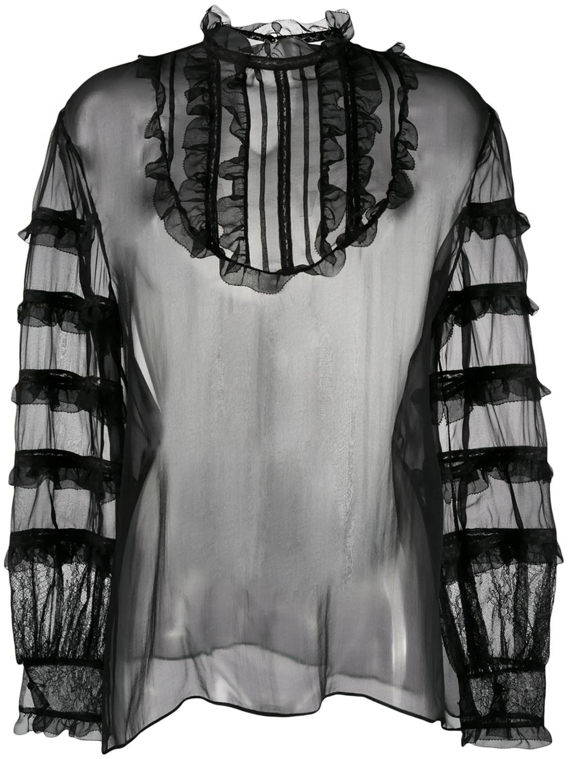 Valentino - Sheer Organza Blouse