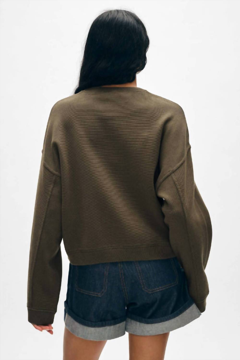 White + Warren - Superfine Organic Cotton Sweatshirt