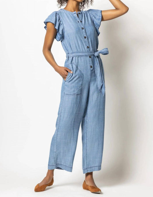 Lilla P - FLUTTER SLEEVE JUMPSUIT