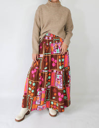 Karlie Karina Turtleneck Sweater in taupe - women's sweater - alternate view