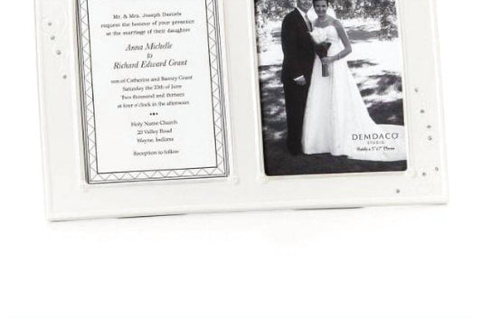 Demdaco - Wedding Invitation and Photo Frame