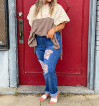 Cloudwalk - Calla Color Block Poncho