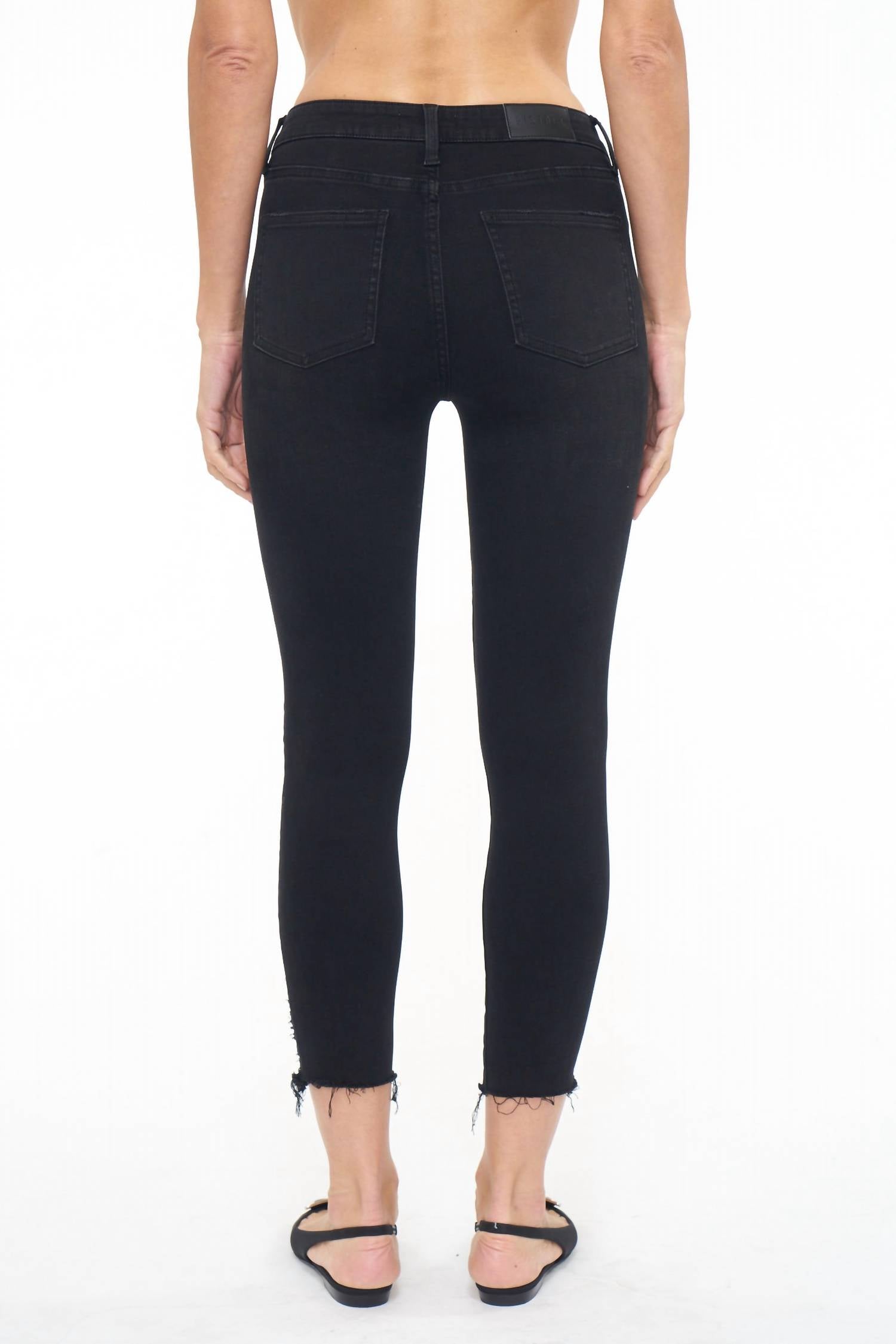 AUDREY MID RISE SKINNY CROP JEANS