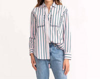 Kerri Rosenthal - Marti Striped Actually Shirt