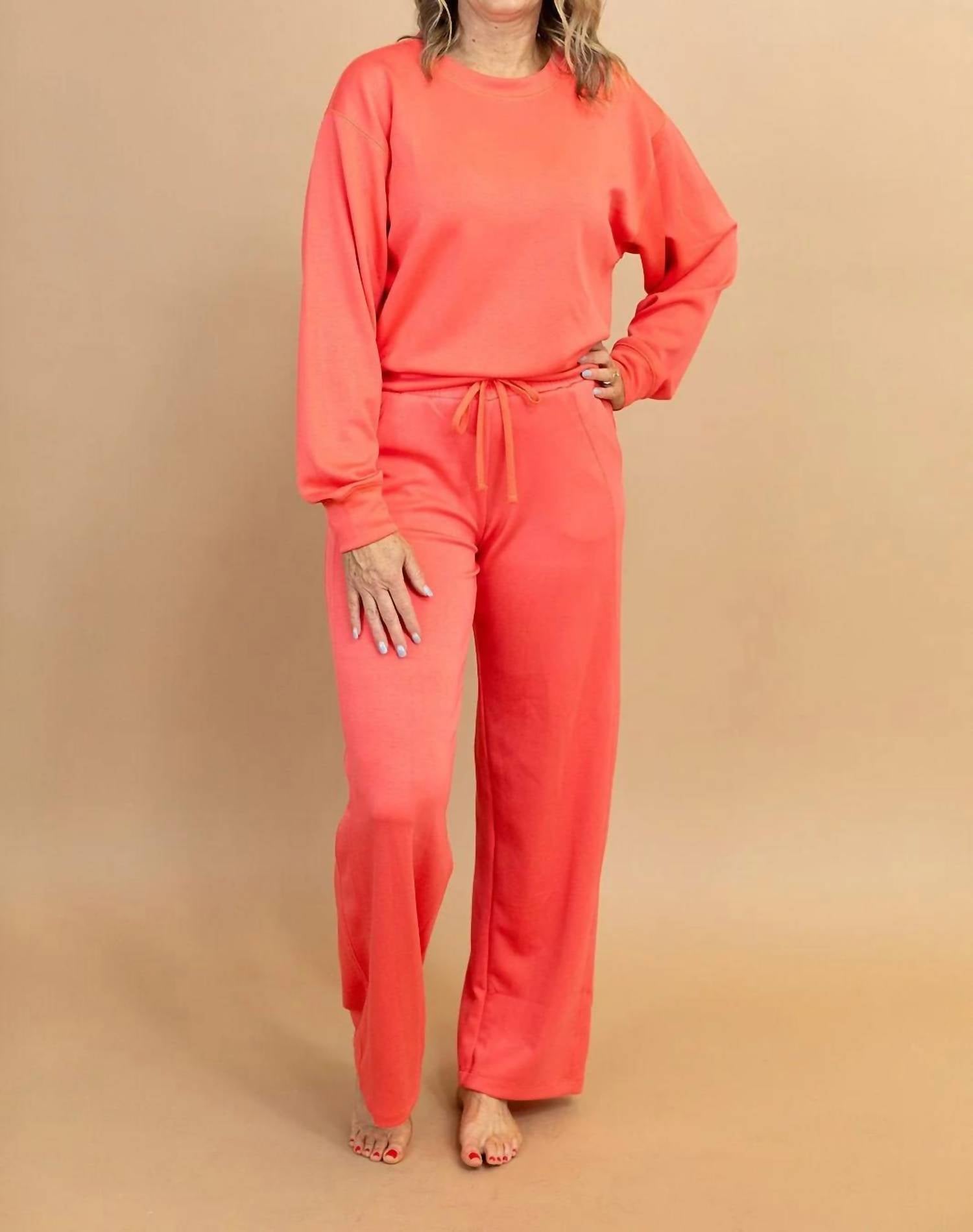 Hyfve - Dora Relaxed Top And Straight-leg Pants Set