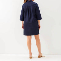 Karen Kane - Cuffed Sleeve Embellished Dress