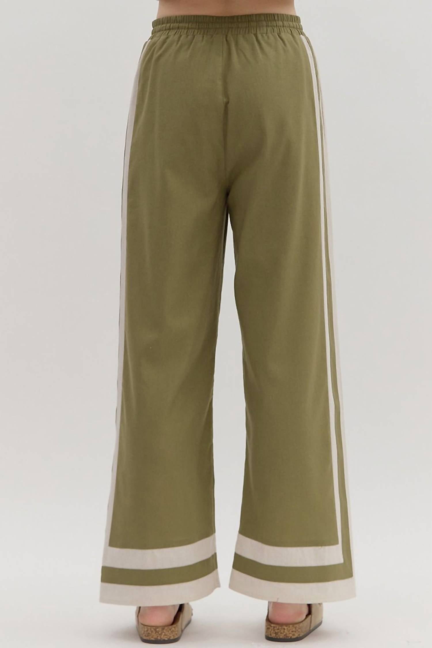 Entro - Accent Border Pant