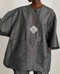 soeur Diva Top in grey - women's t-shirt