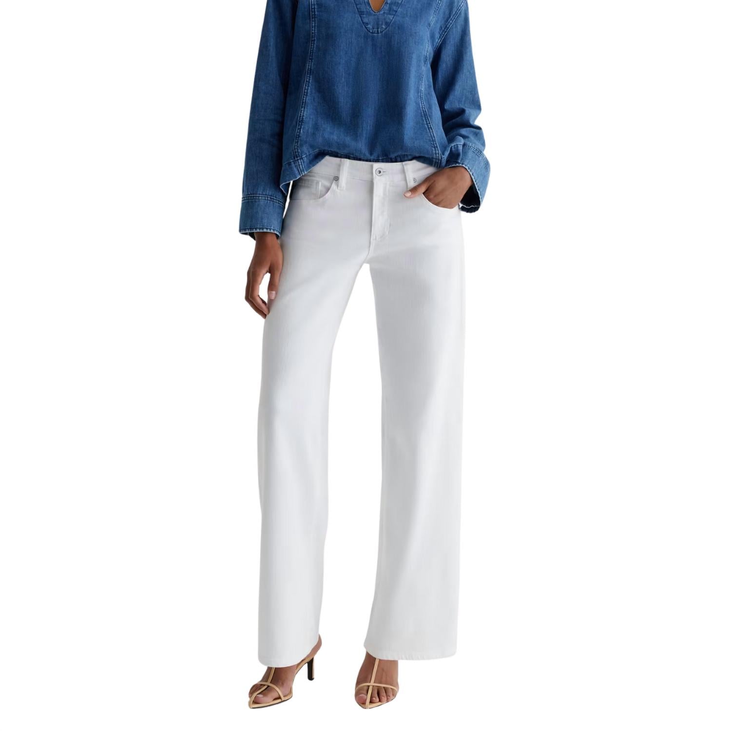 Ag Jeans - Adria Low-Rise Wide-Leg Jeans