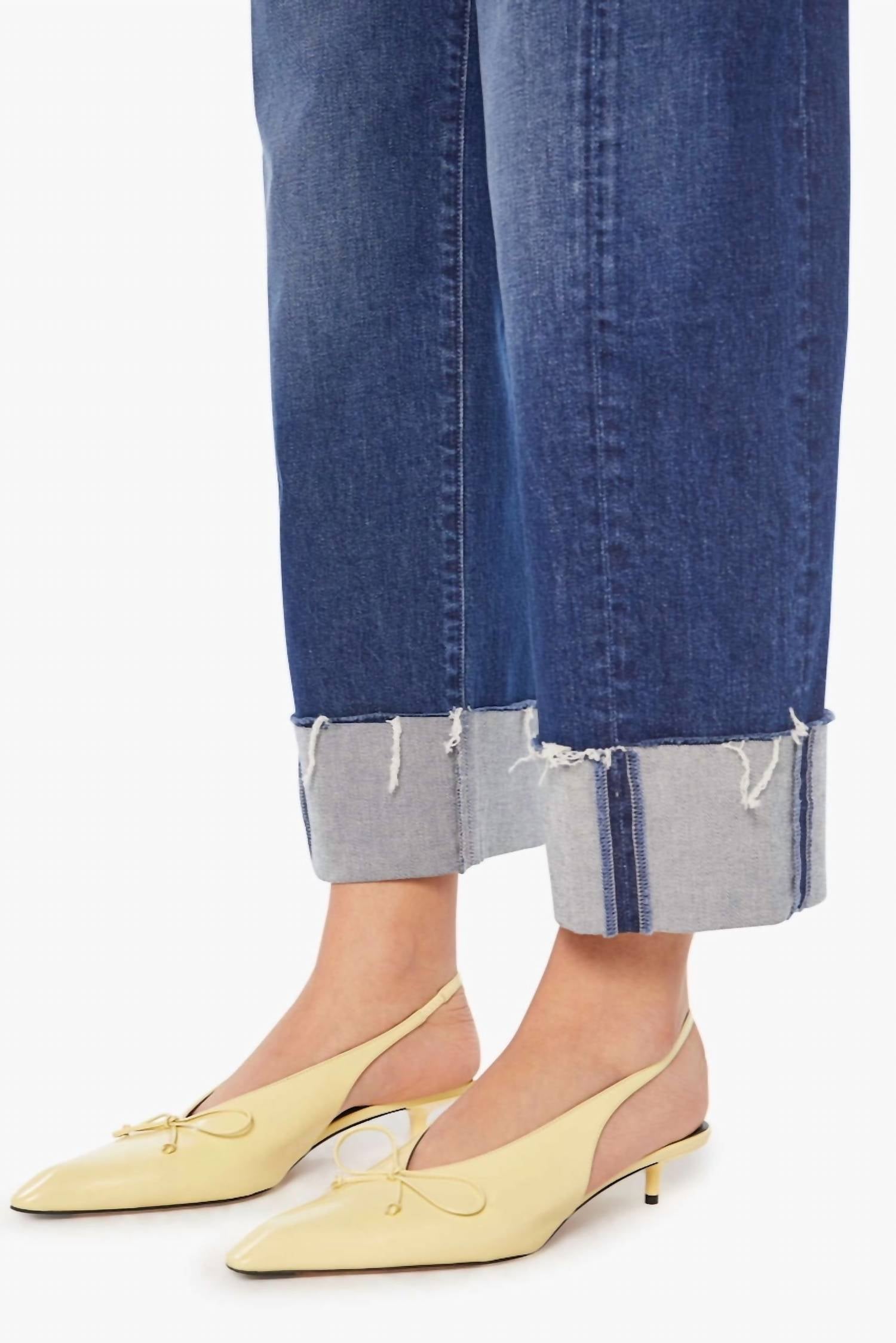 Mother - Half Pipe Ankle Cuff Fray Jeans