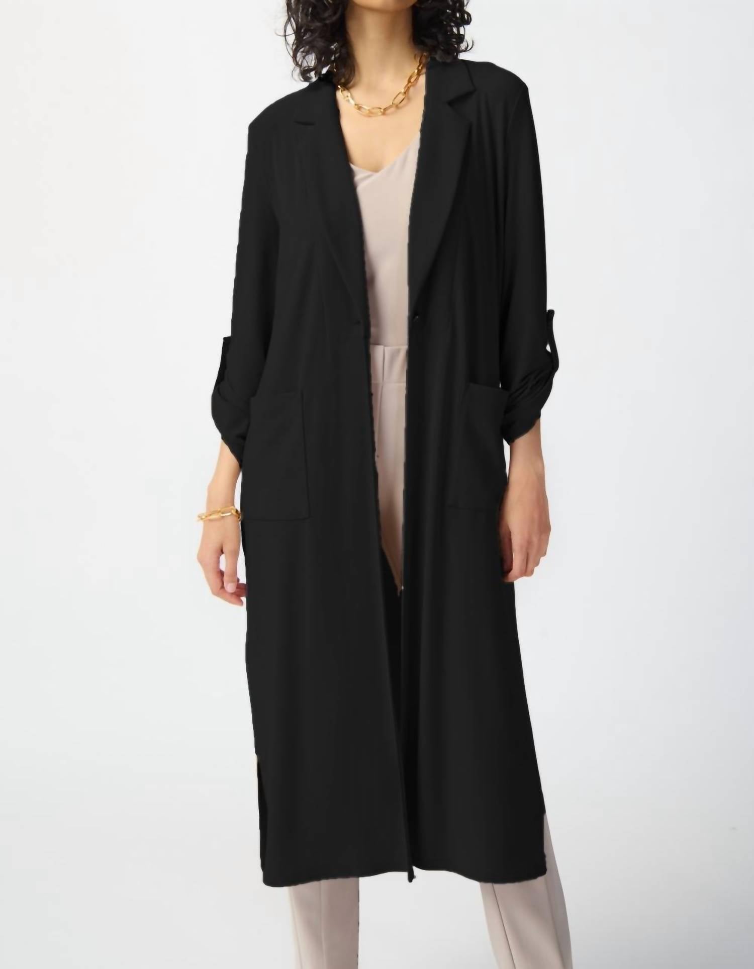 Joseph Ribkoff - Silky Knit Duster Coat