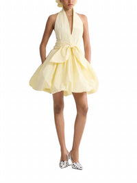 Patou - Bloomer halter knot dress