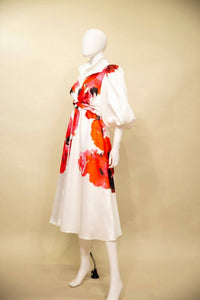Samuel Dong - Double Wing Collar Coat Dress