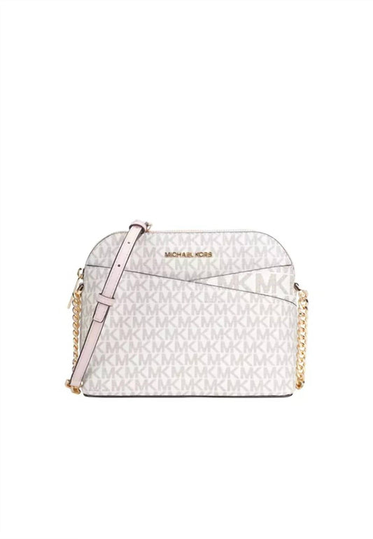 Michael Kors - Jet Set Travel Medium Logo Dome Crossbody Bag