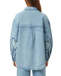 Habitual - Hearted Shirt Jacket