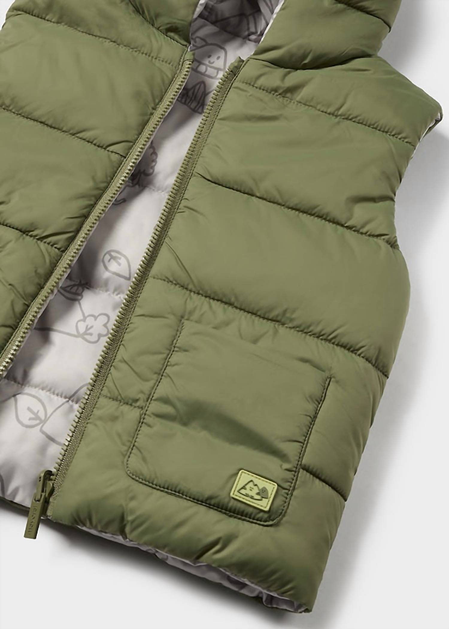 Mayoral - Kid's Reversible Hooded Puffer Vest
