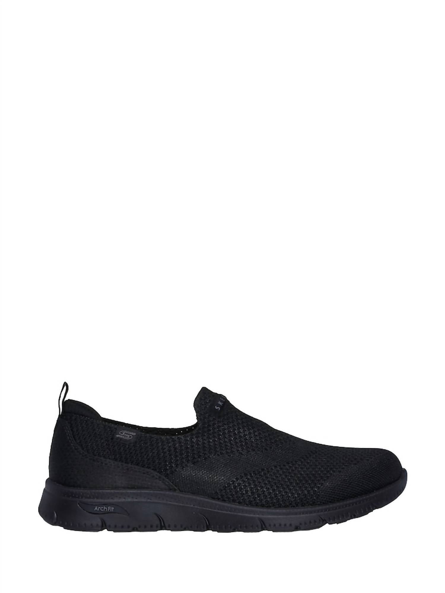 Skechers Women's Cascade Arch Fit Sneaker in black - women's sneaker - alternate view