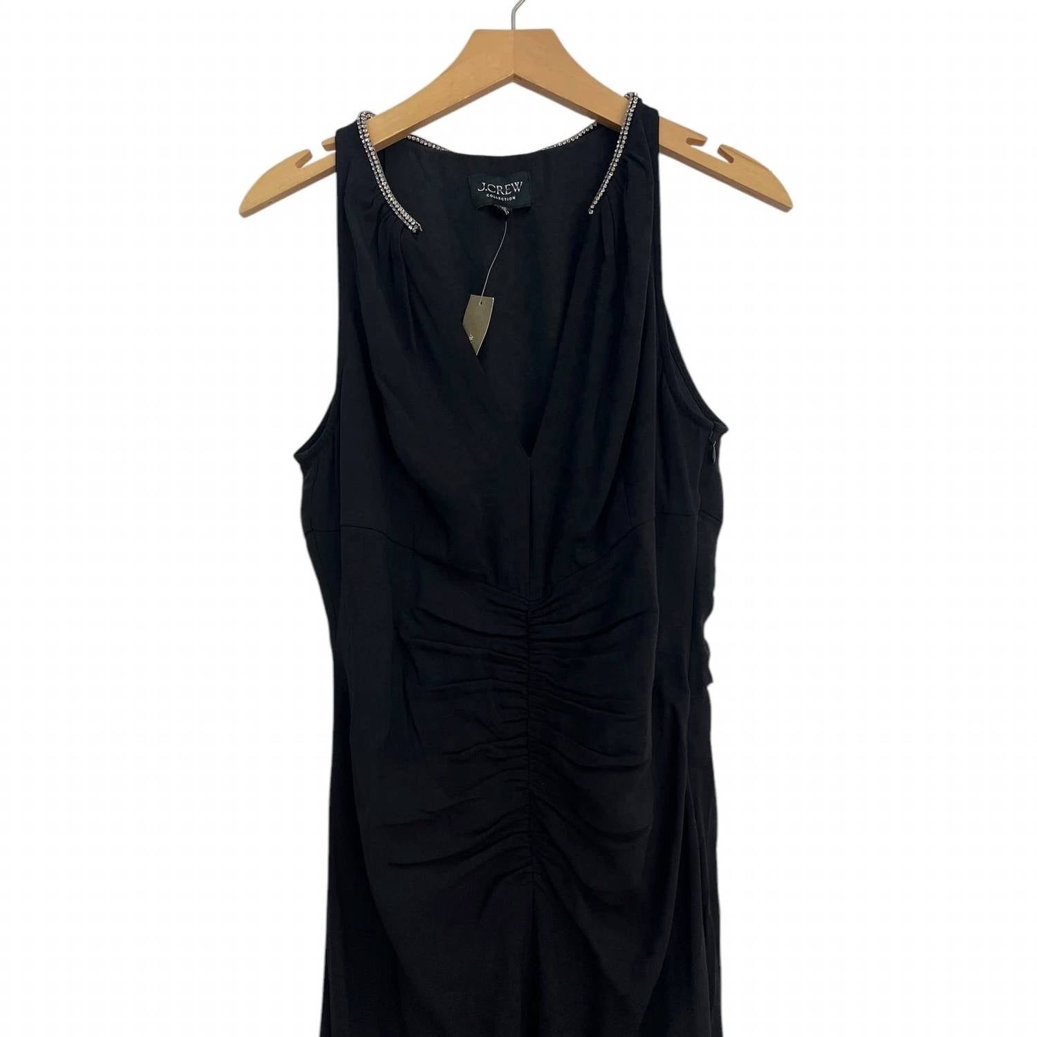 J.Crew - Full-length Embellished Ruched Dress
