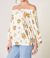 Sugarlips - Blossom Off The Shoulder Top